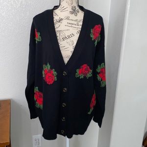 Sanctuary Rose Cardigan Sweater Large